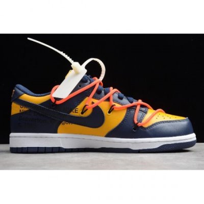 Nike Dunk Low University Beyaz / Altın Kaykay Ayakkabı Türkiye - I8TOF578